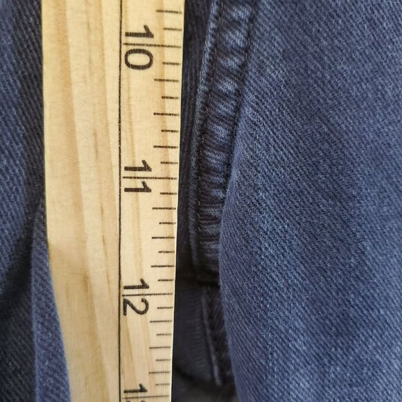 7 For All Mankind Jeans Womens 32 Black Tall Boot Distressed Denim - Picture 7 of 14